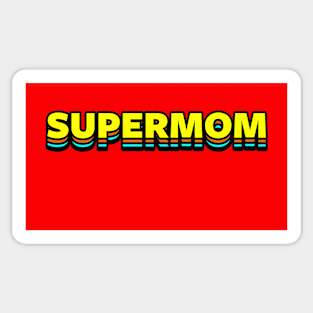 Supermom Superhero Best Mom Gift For Her For Moms Mothers Aunt Sticker